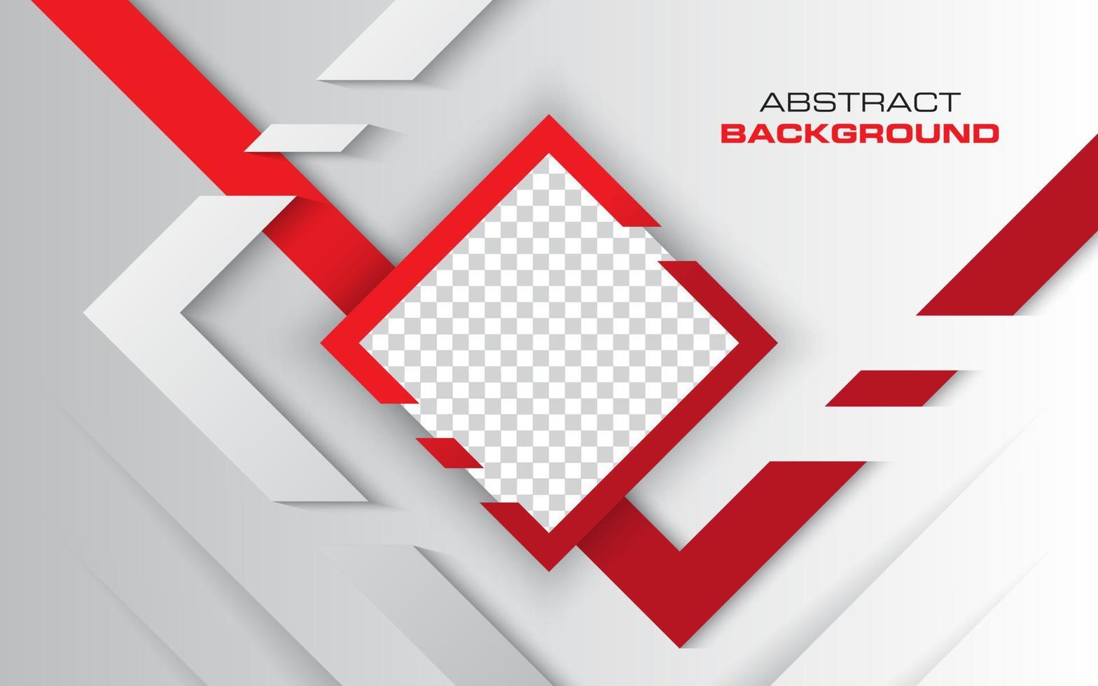 Red white modern abstract background design. 10007828 Vector Art at