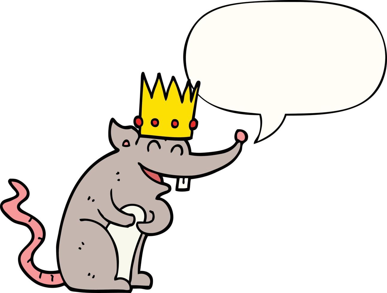 Cartoon Vector Illustration For Children Mouse Rat King Isolated On A White  Background Stock Illustration - Download Image Now - iStock