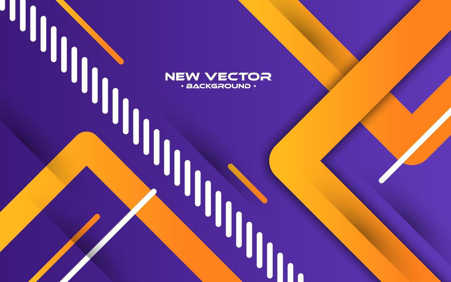 Modern dark navy with futuristic orange lines color combination. vector