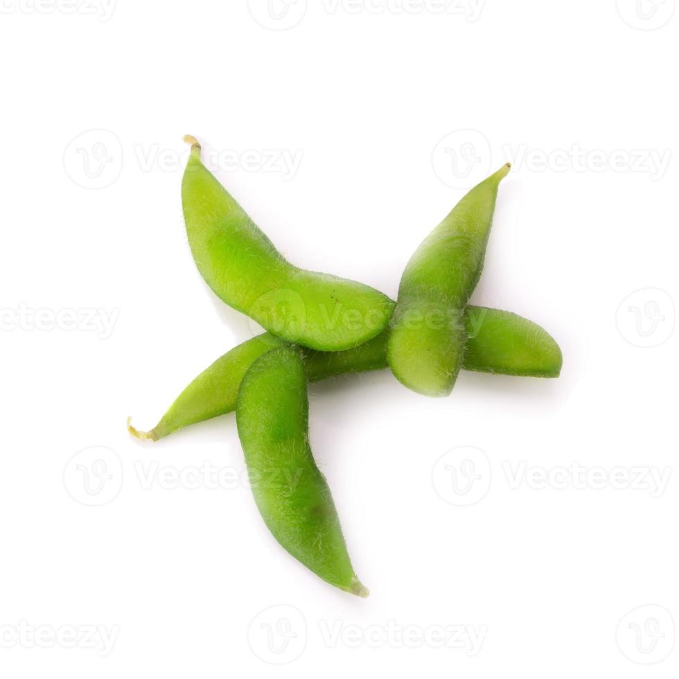 green soybeans on white background 10008731 Stock Photo at Vecteezy