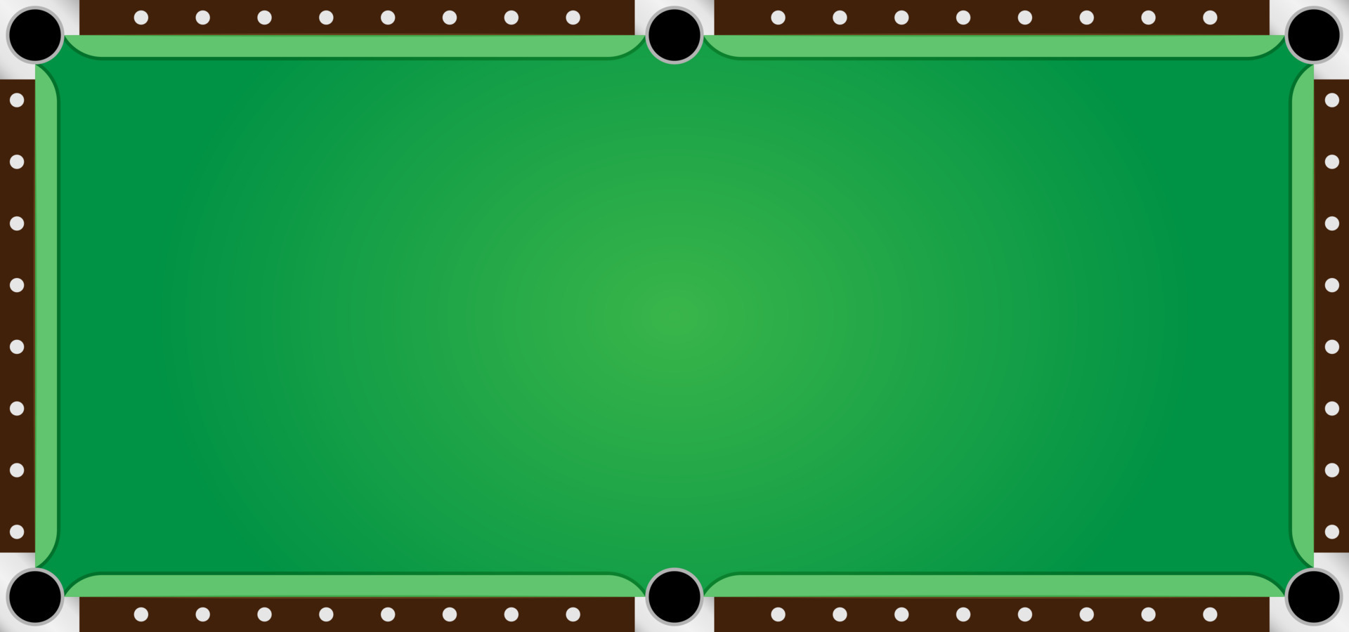 Pool table top view. Online billiard game green vector background