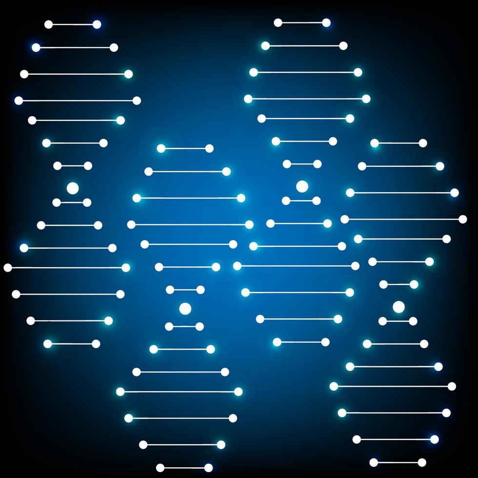 DNA structure chromosomes concept vector.education for chemistry science and future technology vector