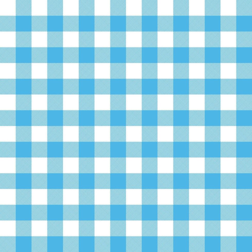 Gingham tablecloth vector seamless pattern