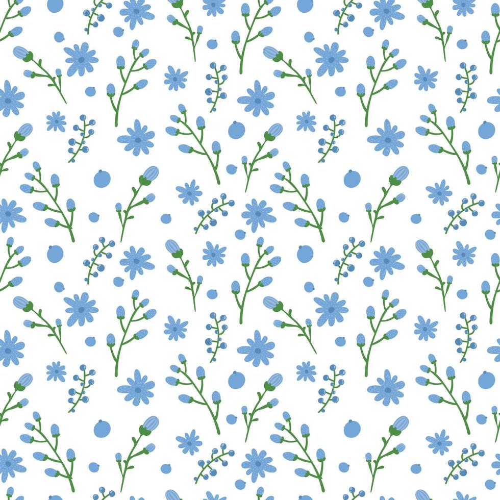 Cute floral pattern in the small flower. Ditsy print. Motifs scattered random. Seamless vector texture. Elegant template for fashion prints. Printing with small flowers. plants background.