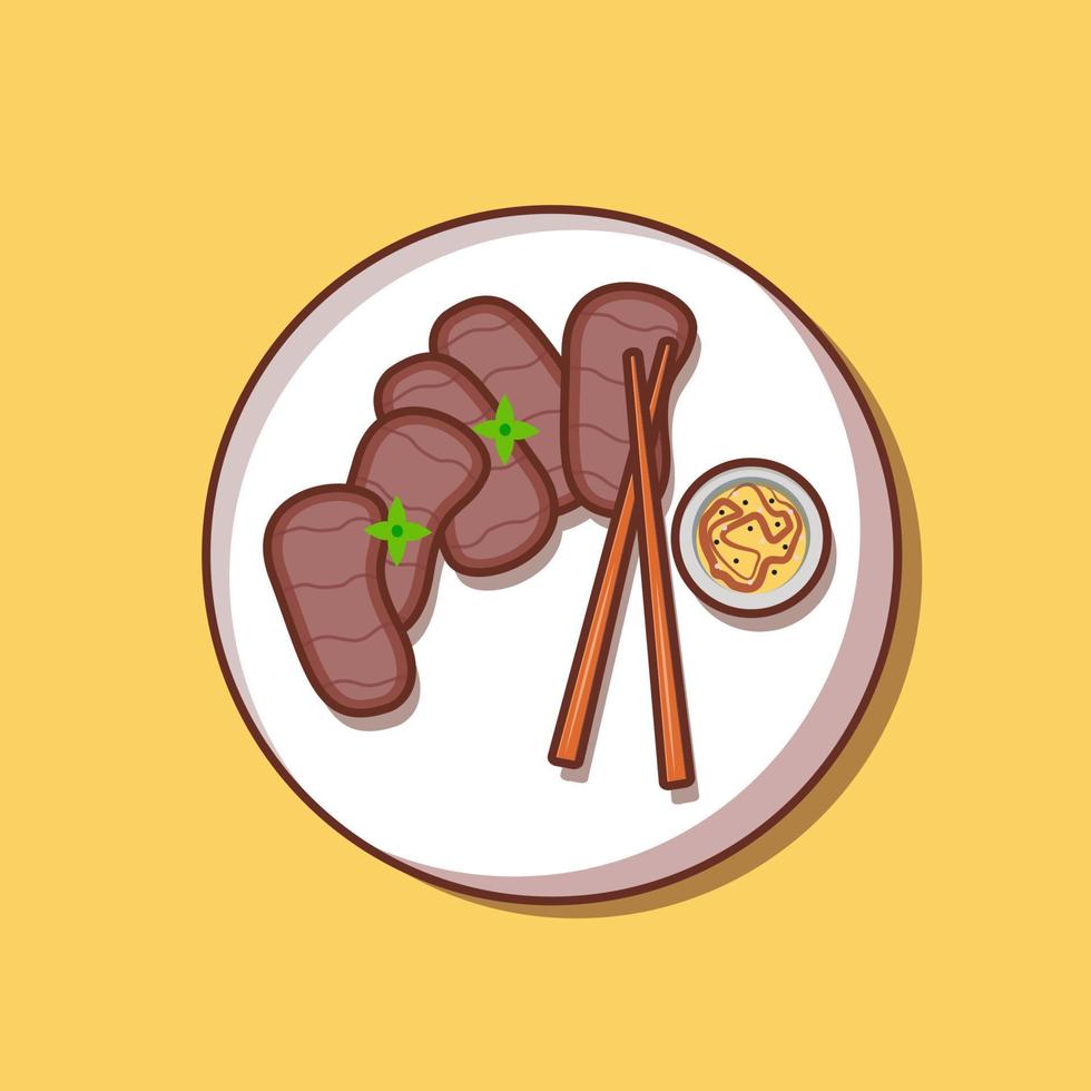 slice of beed for food icon vector illustration