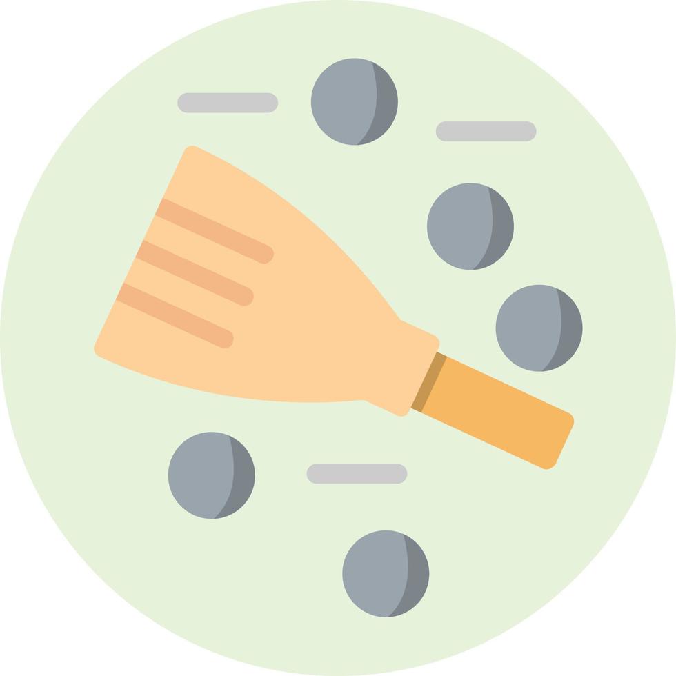 Feather Duster  Flat Icon vector