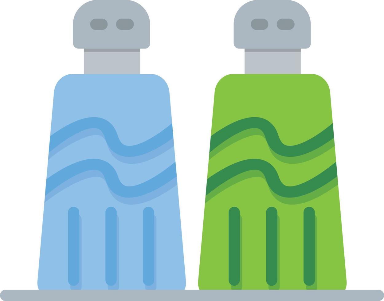 Salt And Pepper Flat Icon vector