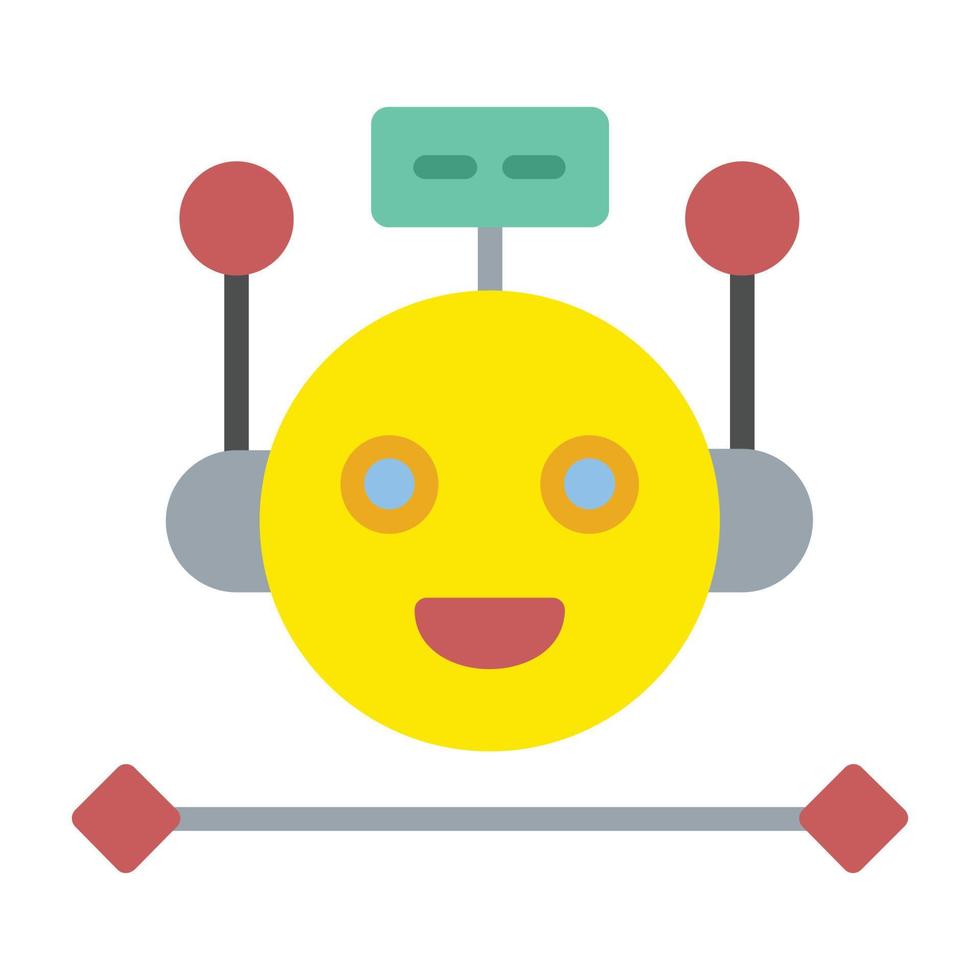 Bot Flat Icon vector