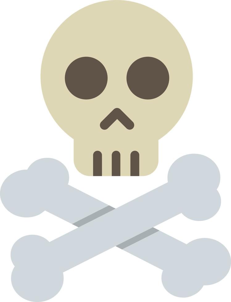Skull  Flat Icon vector