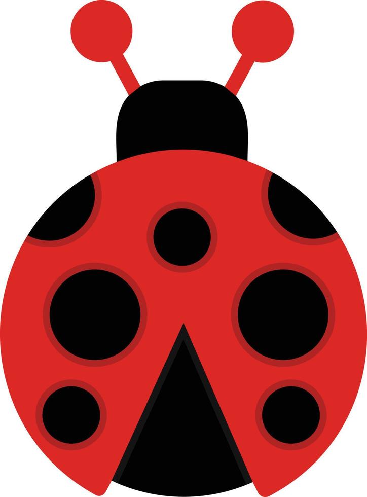 Ladybug Flat Icon vector