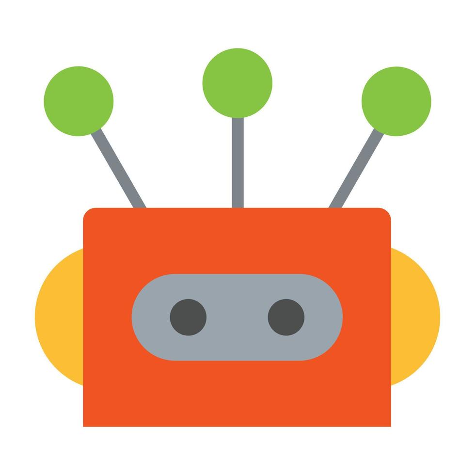 Chatbot Flat Icon vector