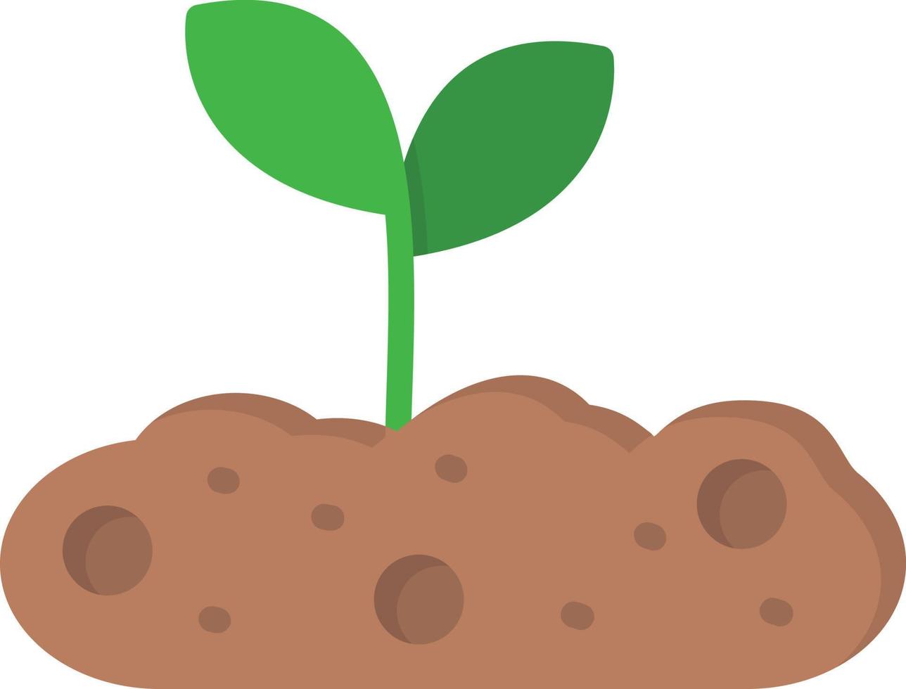 Soil Flat Icon vector