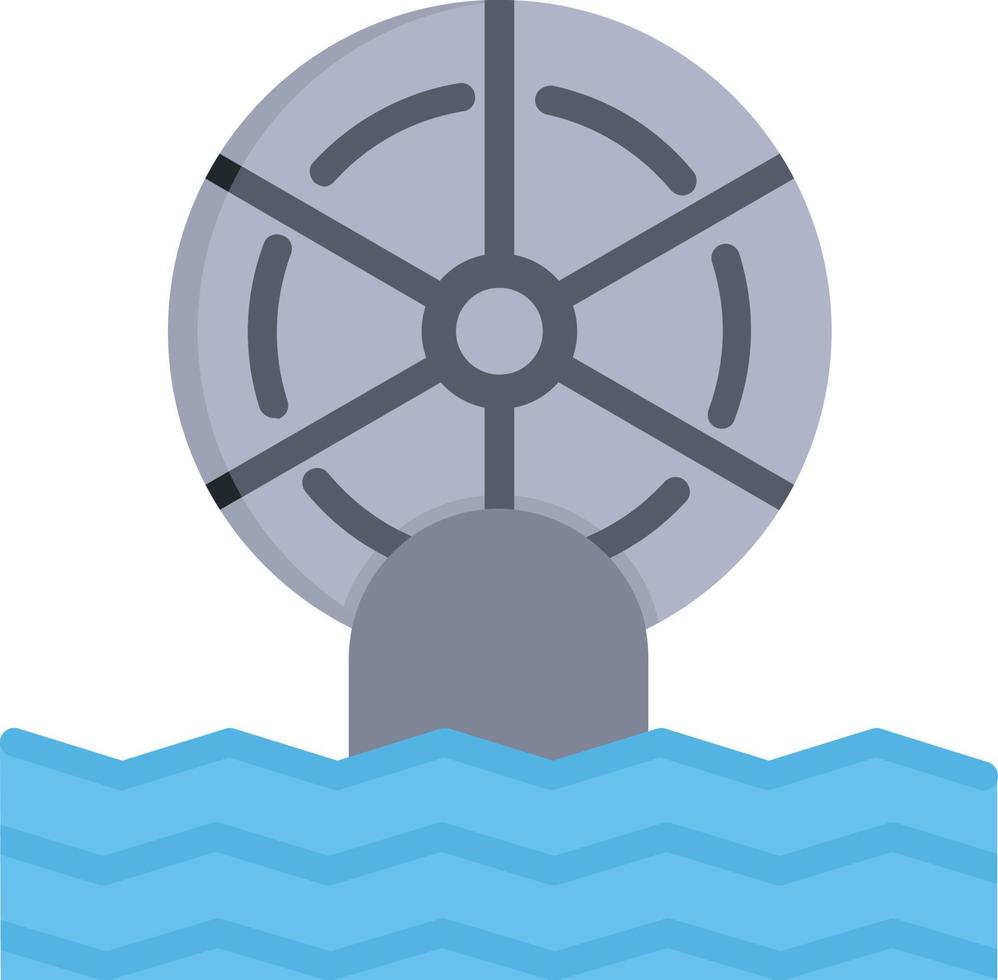 Sewer Flat Icon vector