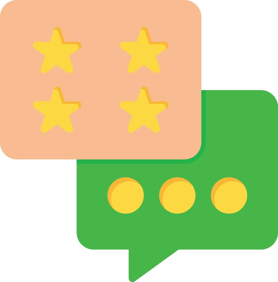 Speech Bubble Flat Icon vector