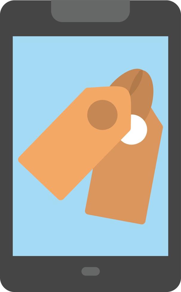Tag Flat Icon vector