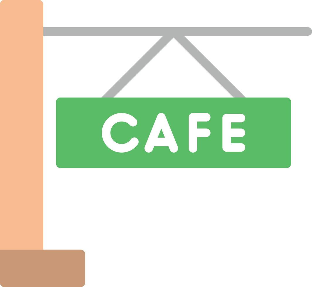 Cafe Flat Icon vector