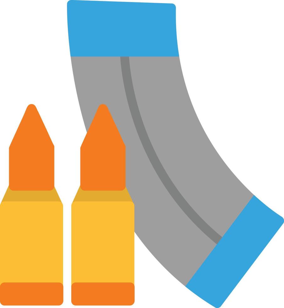 Ammunition  Flat Icon vector