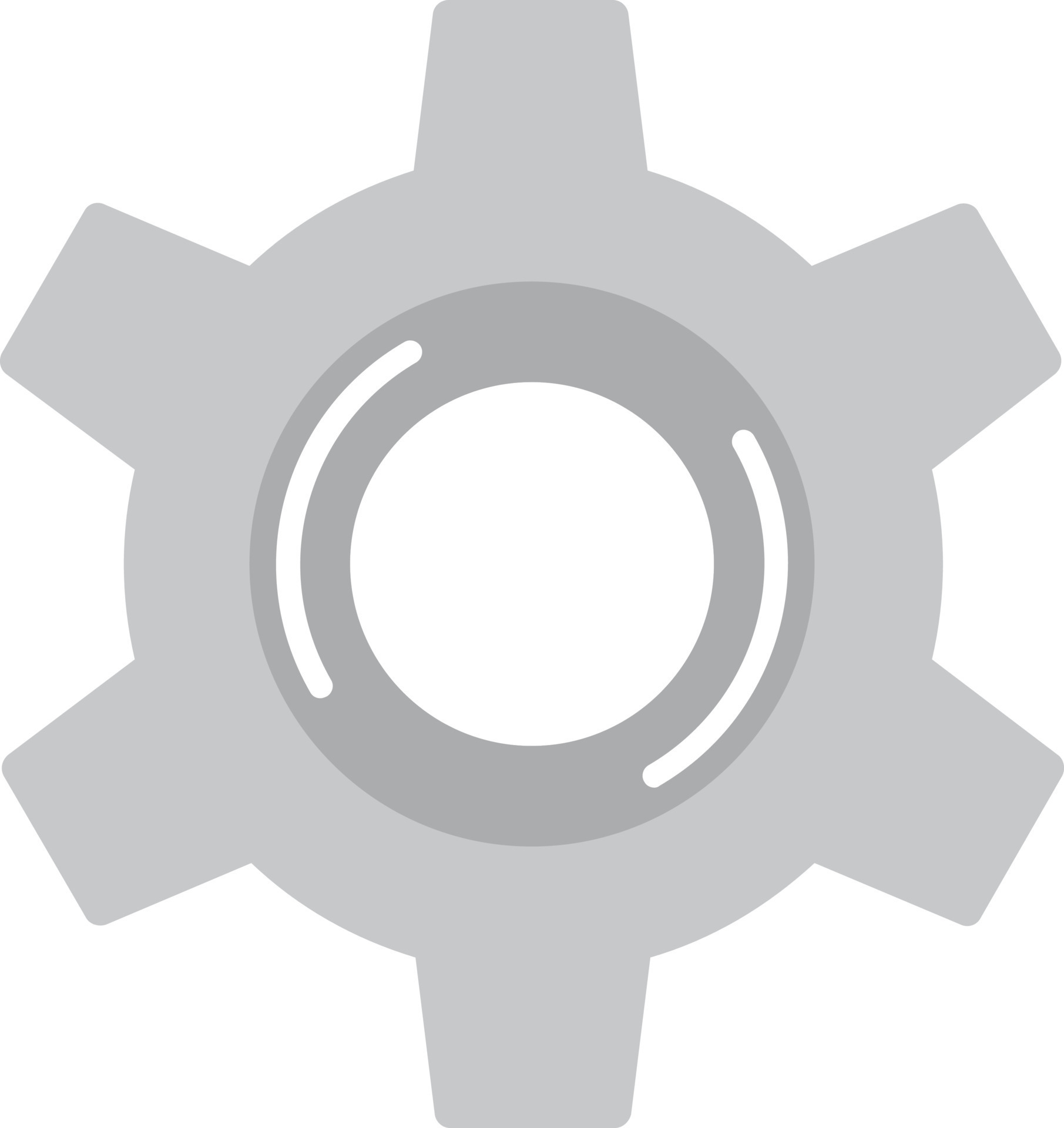 Settings Flat Icon 10010534 Vector Art at Vecteezy