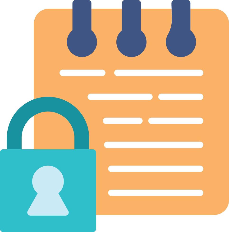 Notepad  Vector Flat Icon