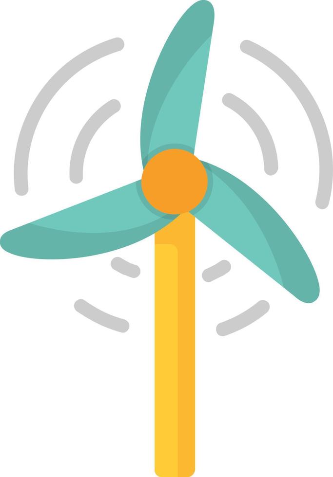 Wind Flat Icon vector