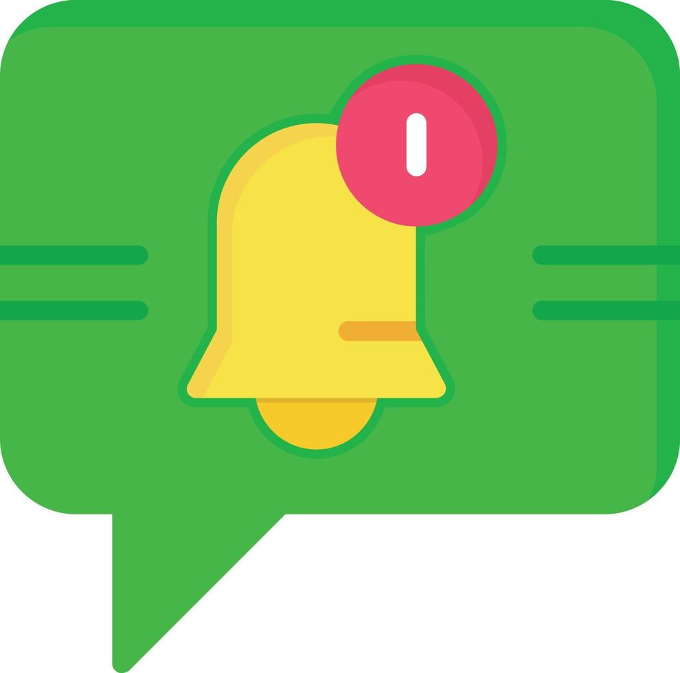Notification Flat Icon vector