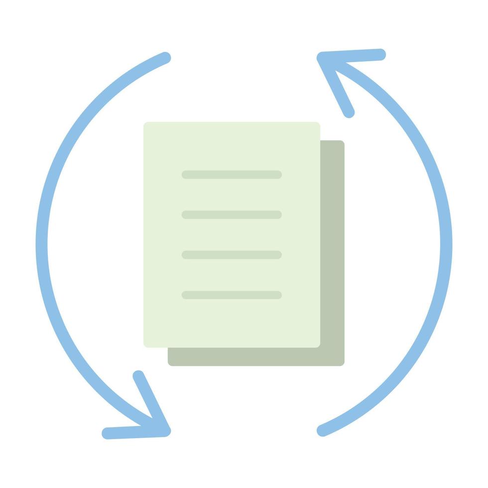 Report Flat Icon vector