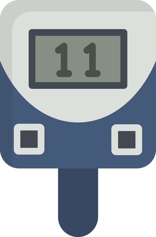 Glucometer Flat Icon vector