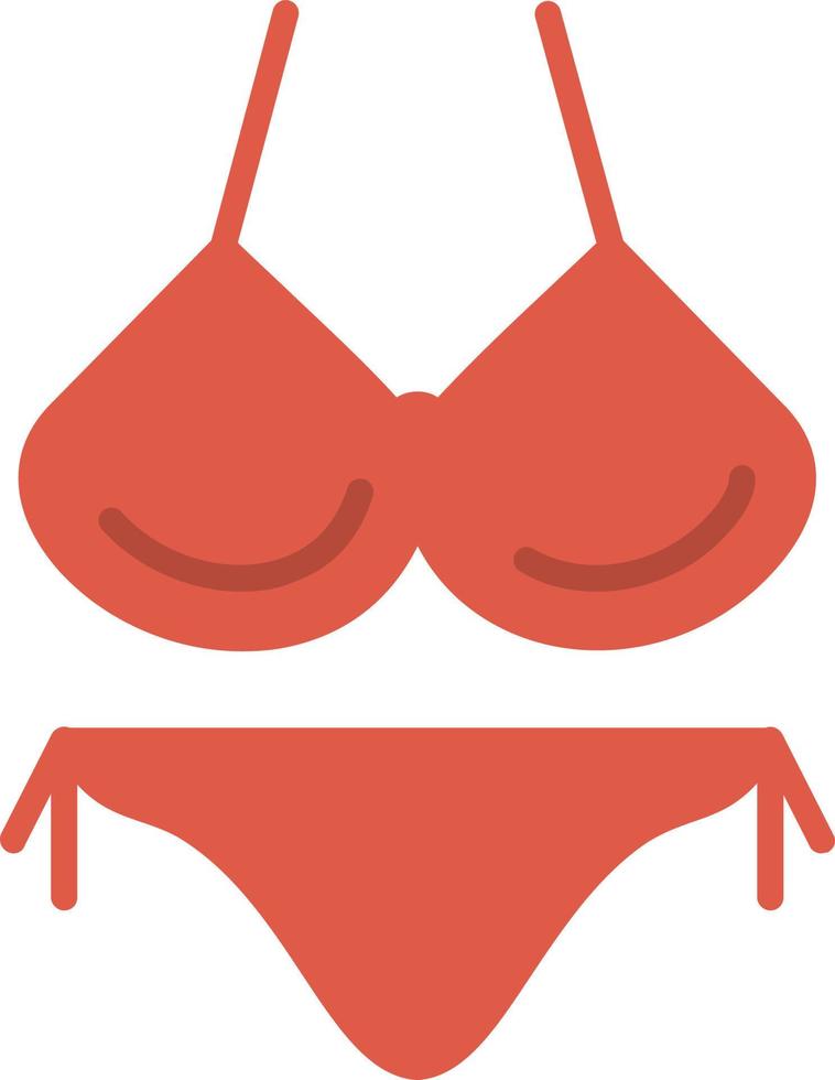 Bikni Flat Icon vector