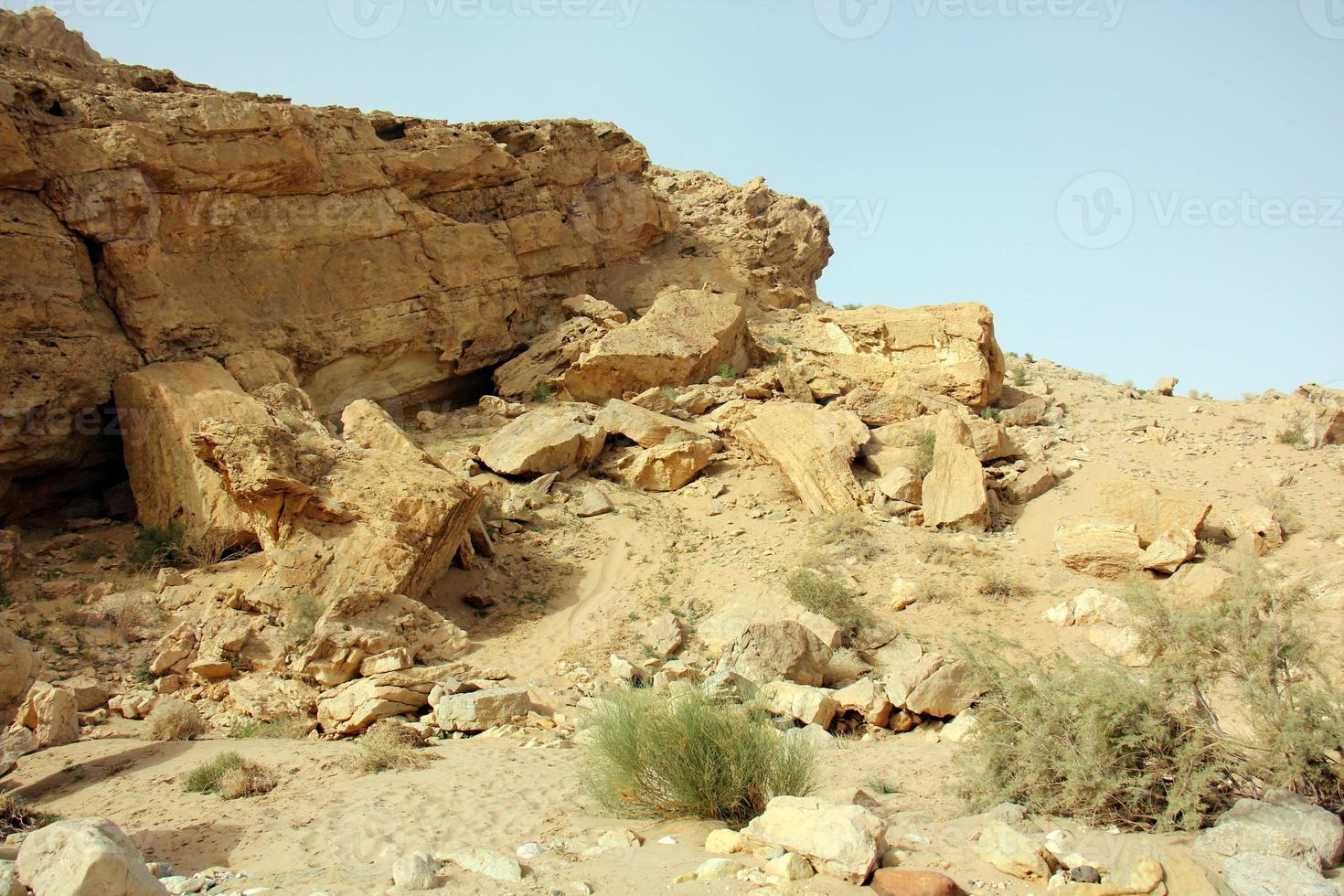 The Judean Desert in the Middle East, located on the territory of Israel and the West Bank of