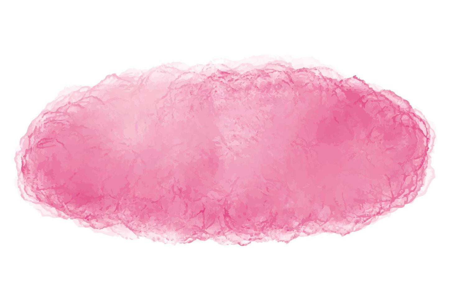 pink watercolor paint stroke background vector illustration. watercolor stain. grunge style vector. watercolor splash texture background isolated. Hand-drawn blob, spot. Watercolor effects.