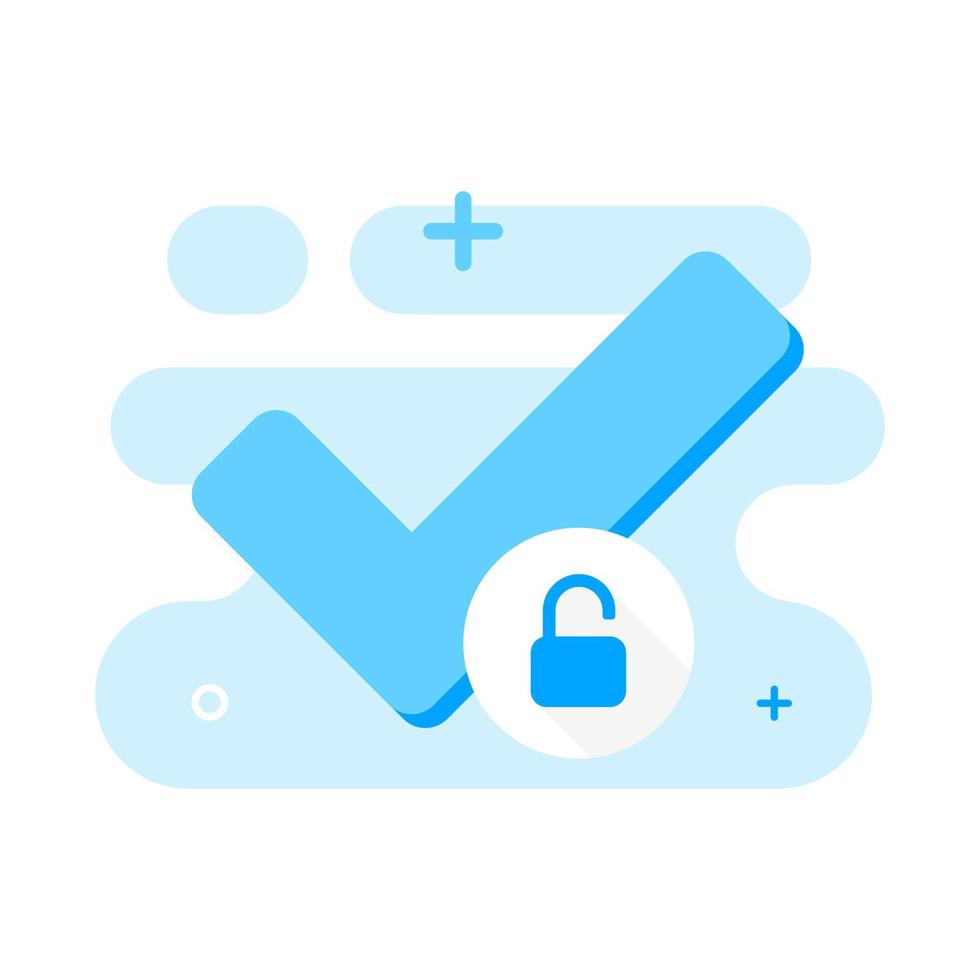 has been unlock, login success concept illustration flat design vector eps10. modern graphic element for landing page, empty state ui, infographic, icon