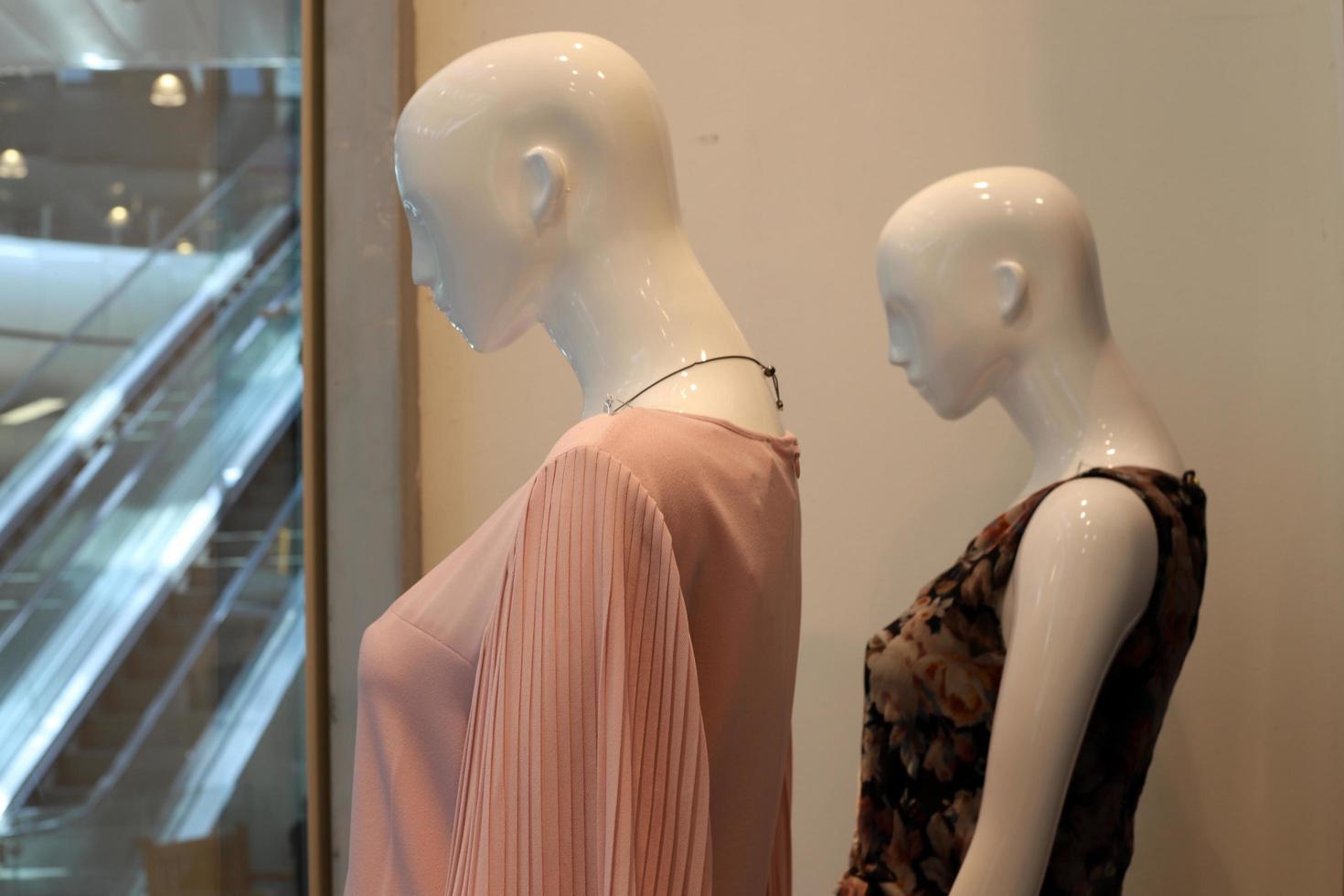Tel Aviv Israel March 15, 2020. A mannequin is on display in a large store. photo