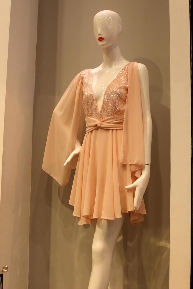 Tel Aviv Israel March 15, 2020. A mannequin is on display in a large store. photo