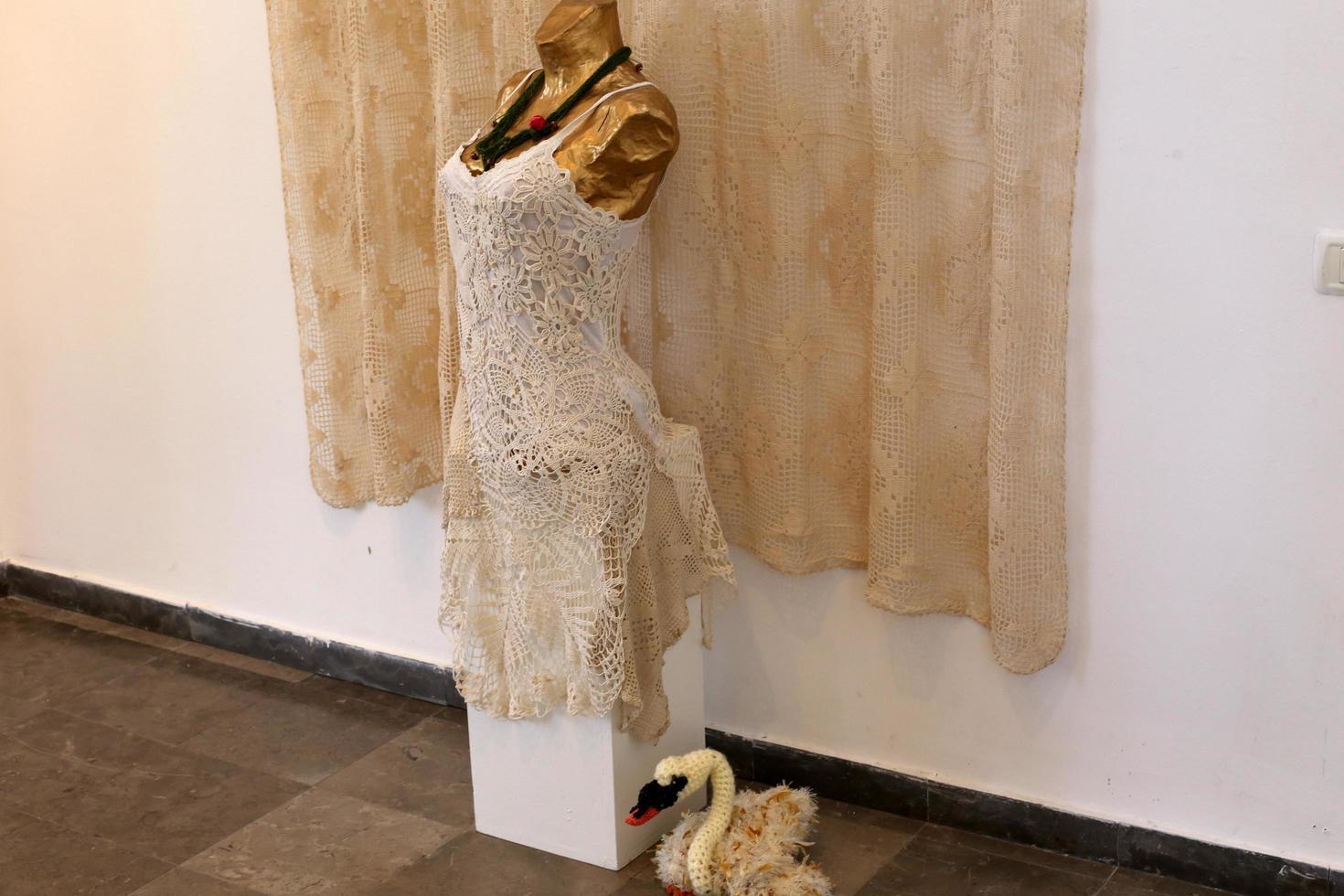 Tel Aviv Israel March 15, 2020. A mannequin is on display in a large store. photo
