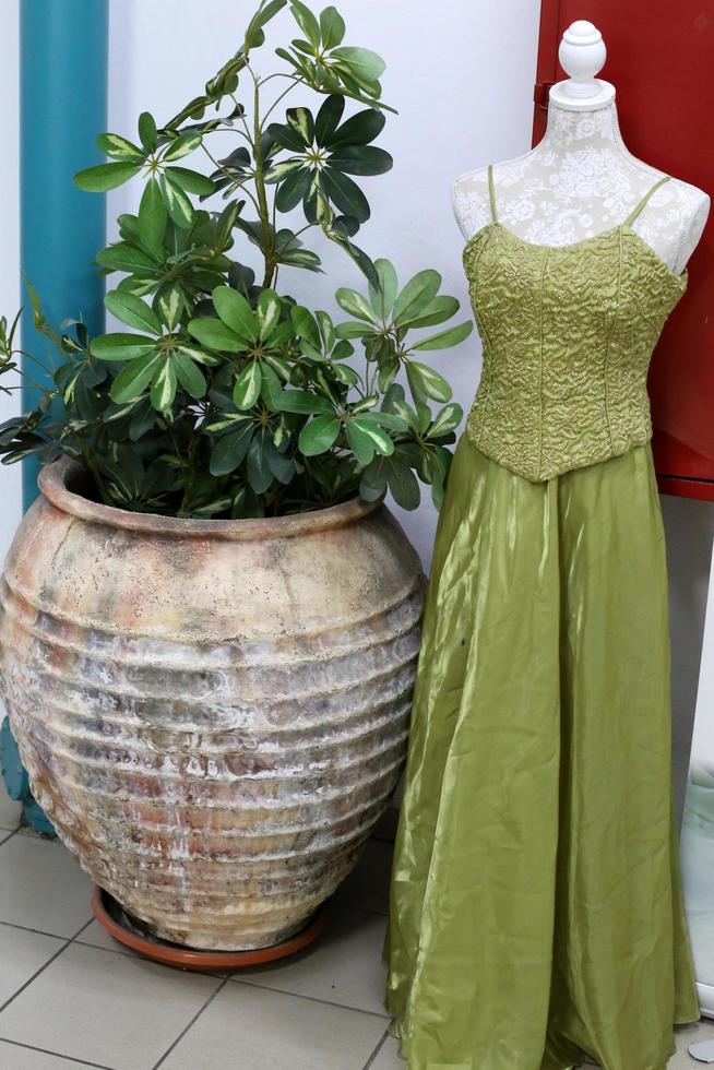 Tel Aviv Israel March 15, 2020. A mannequin is on display in a large store. photo