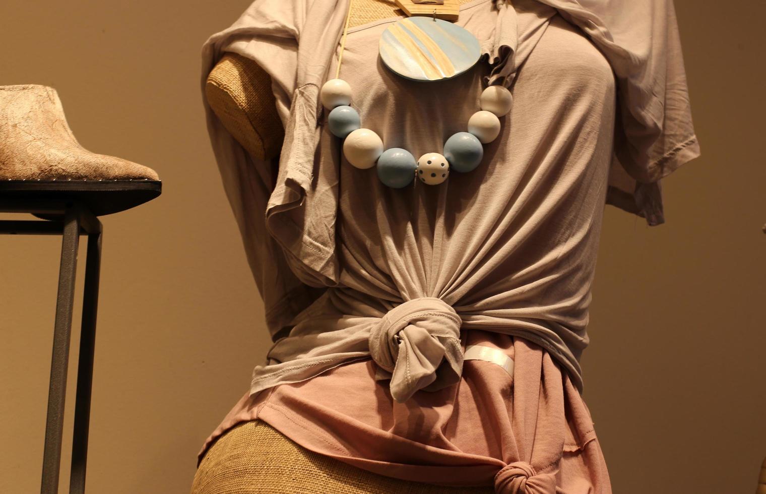 Tel Aviv Israel March 15, 2020. A mannequin is on display in a large store. photo