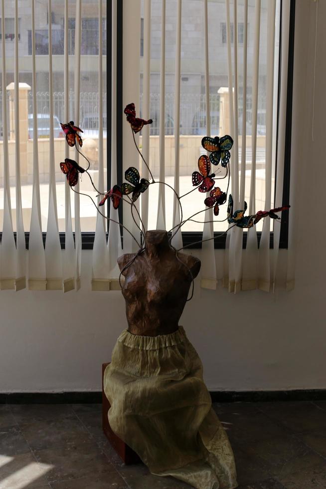 Tel Aviv Israel March 15, 2020. A mannequin is on display in a large store. photo