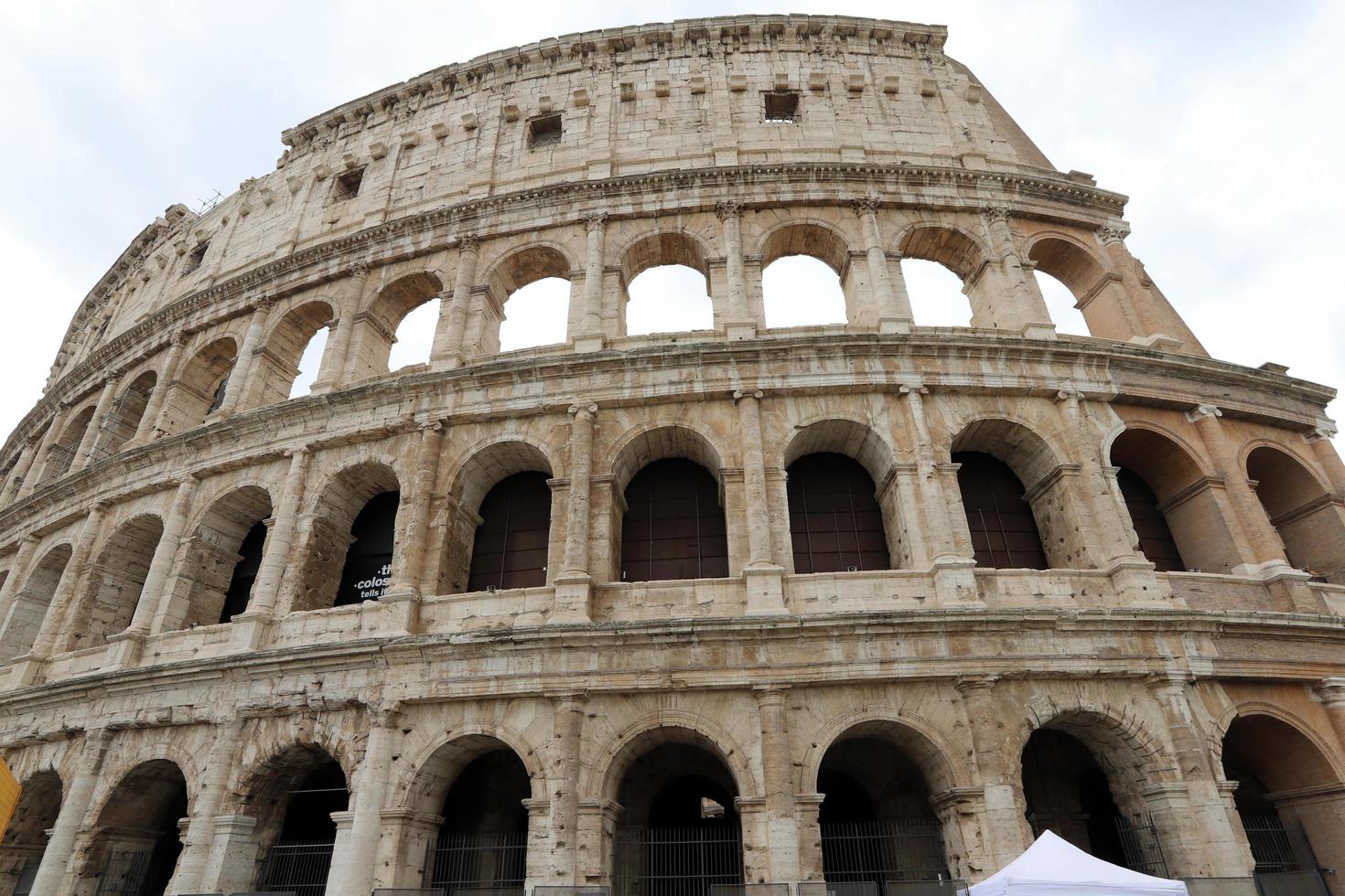 Colosseum Italy May 6, 2022 The Colosseum is an architectural monument of Ancient Rome. photo