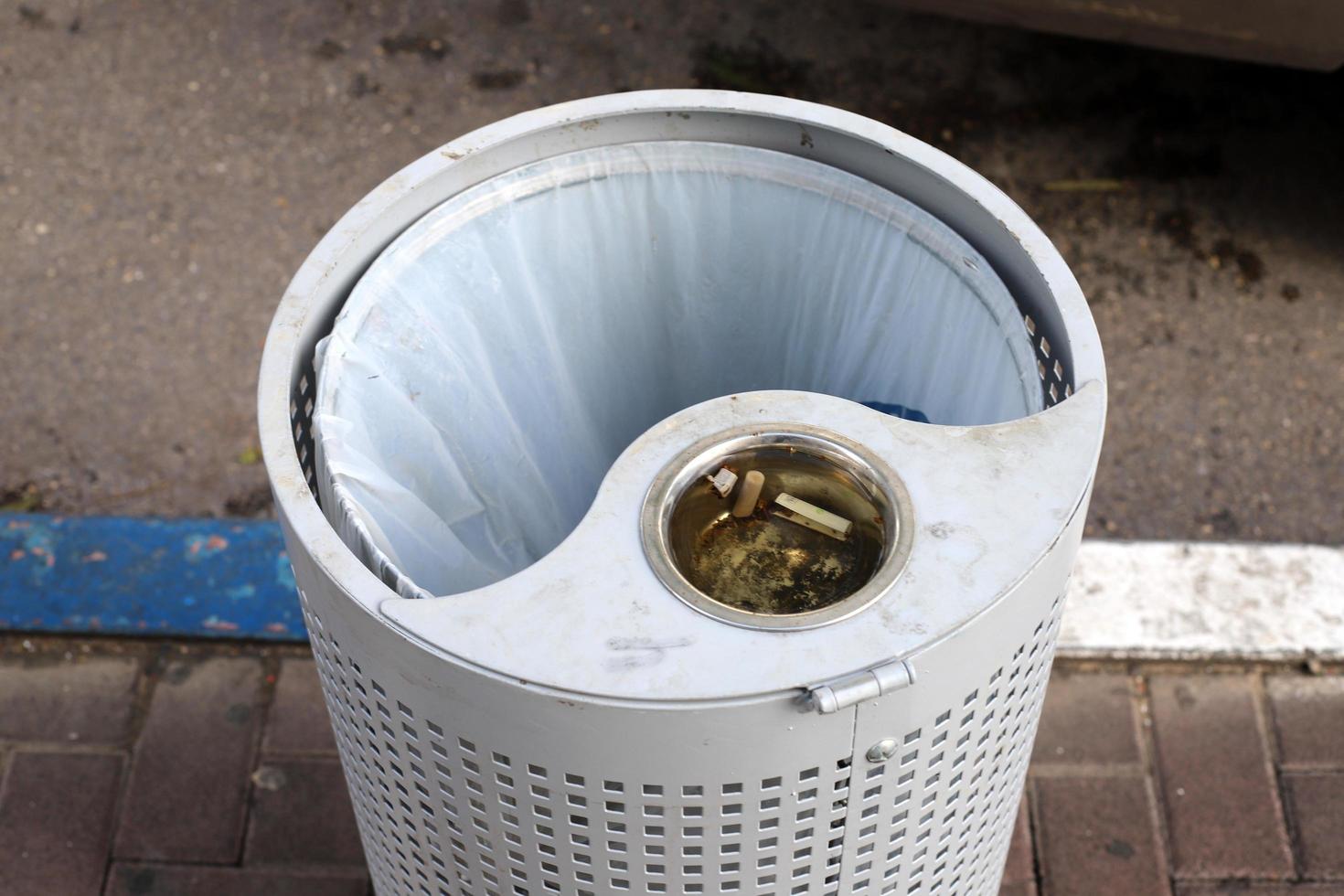 Ashtray - a place for tobacco ash and cigarette butts photo