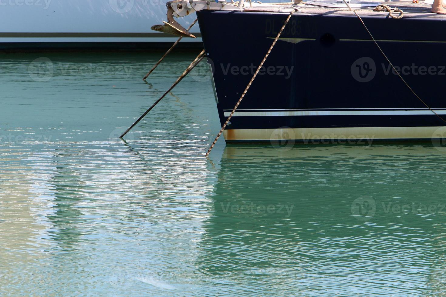 Sea berth for boats and yachts photo