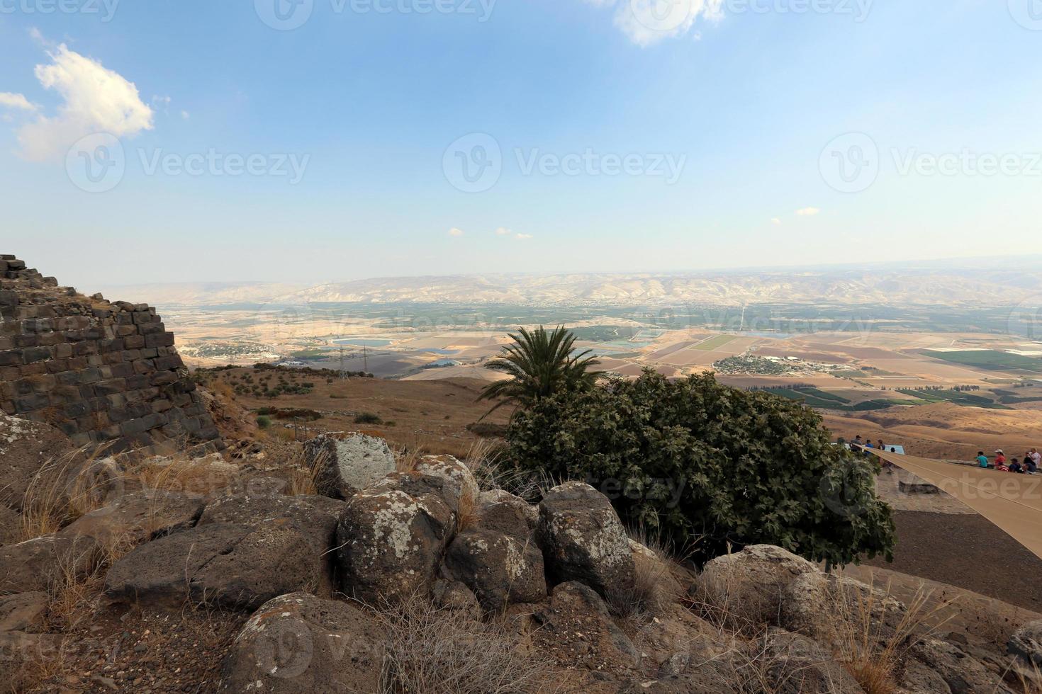 Landscape in the mountains in northern Israel photo