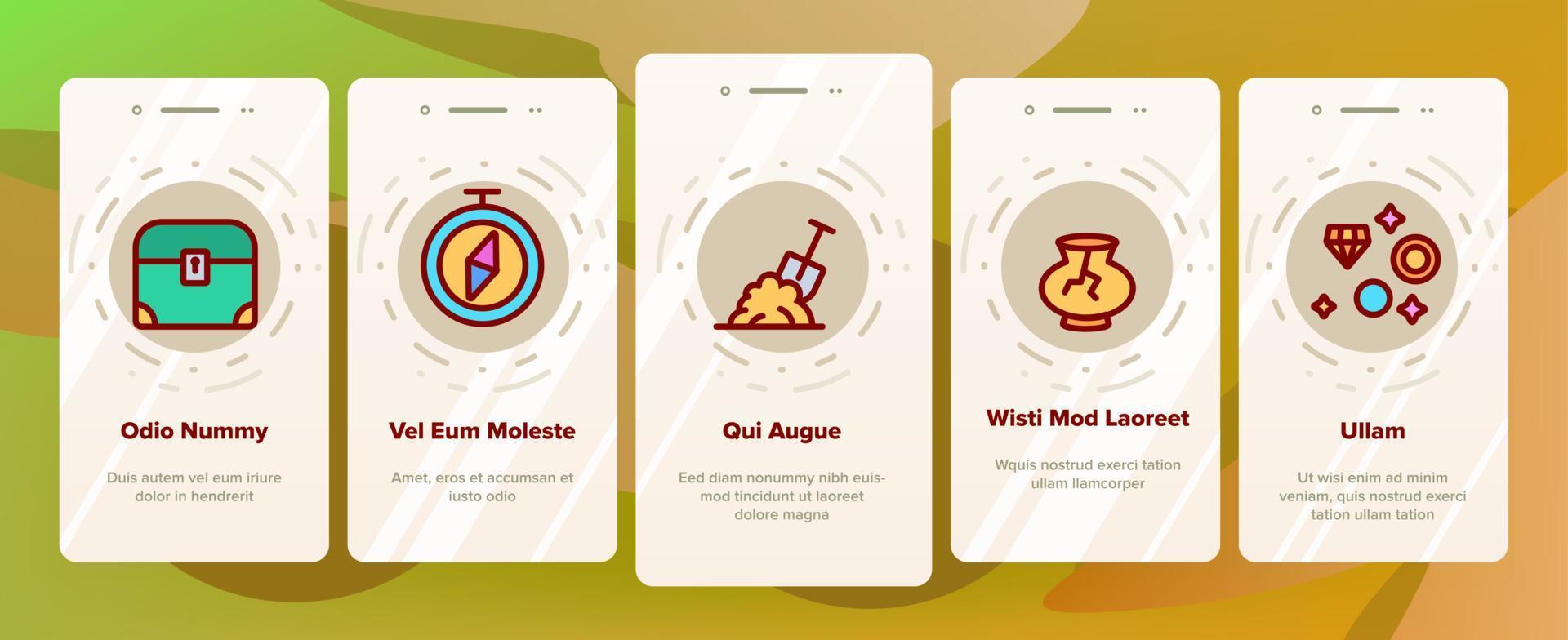 Treasure Hunter Tool Vector Onboarding