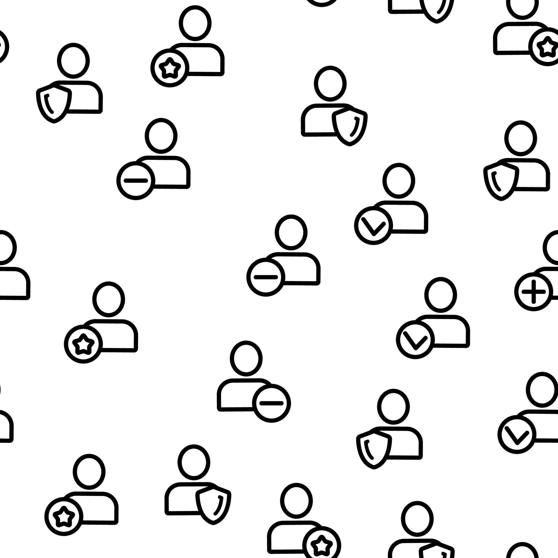 User Vector Seamless Pattern 10015067 Vector Art at Vecteezy