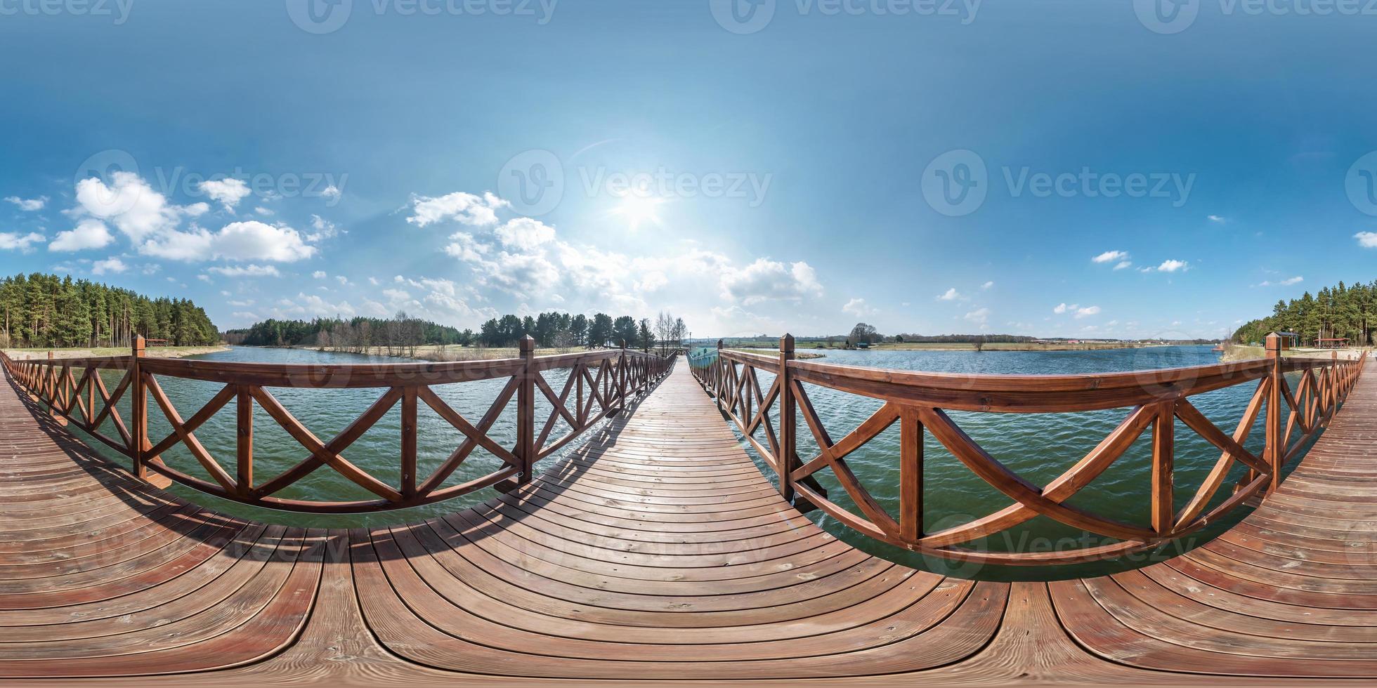 full seamless hdri spherical panorama 360 degrees angle view on wooden