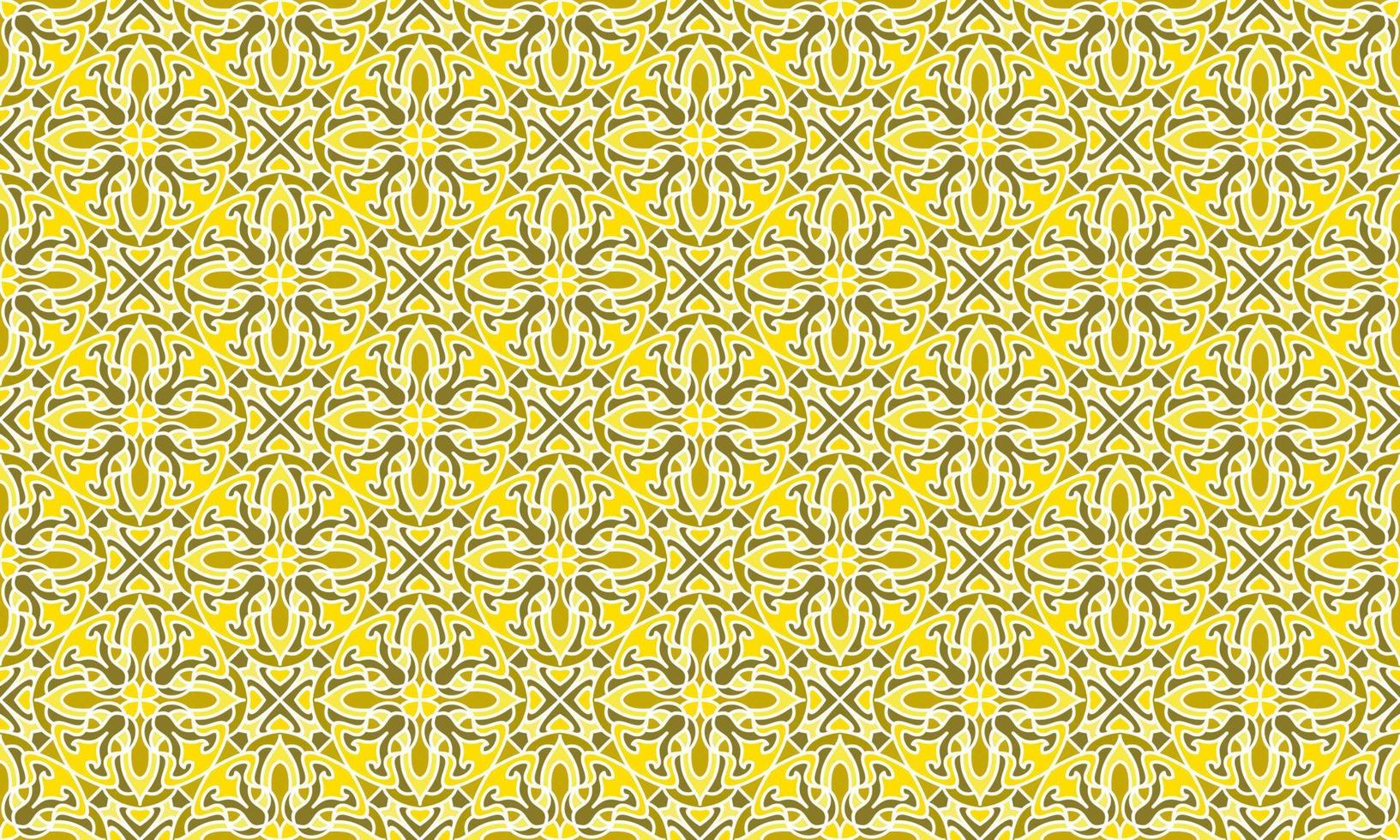 gold background ethnic pattern abstract vector