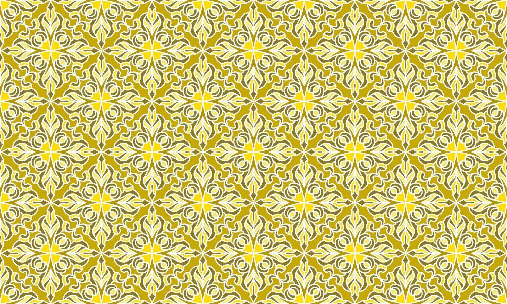 gold background ethnic pattern abstract vector