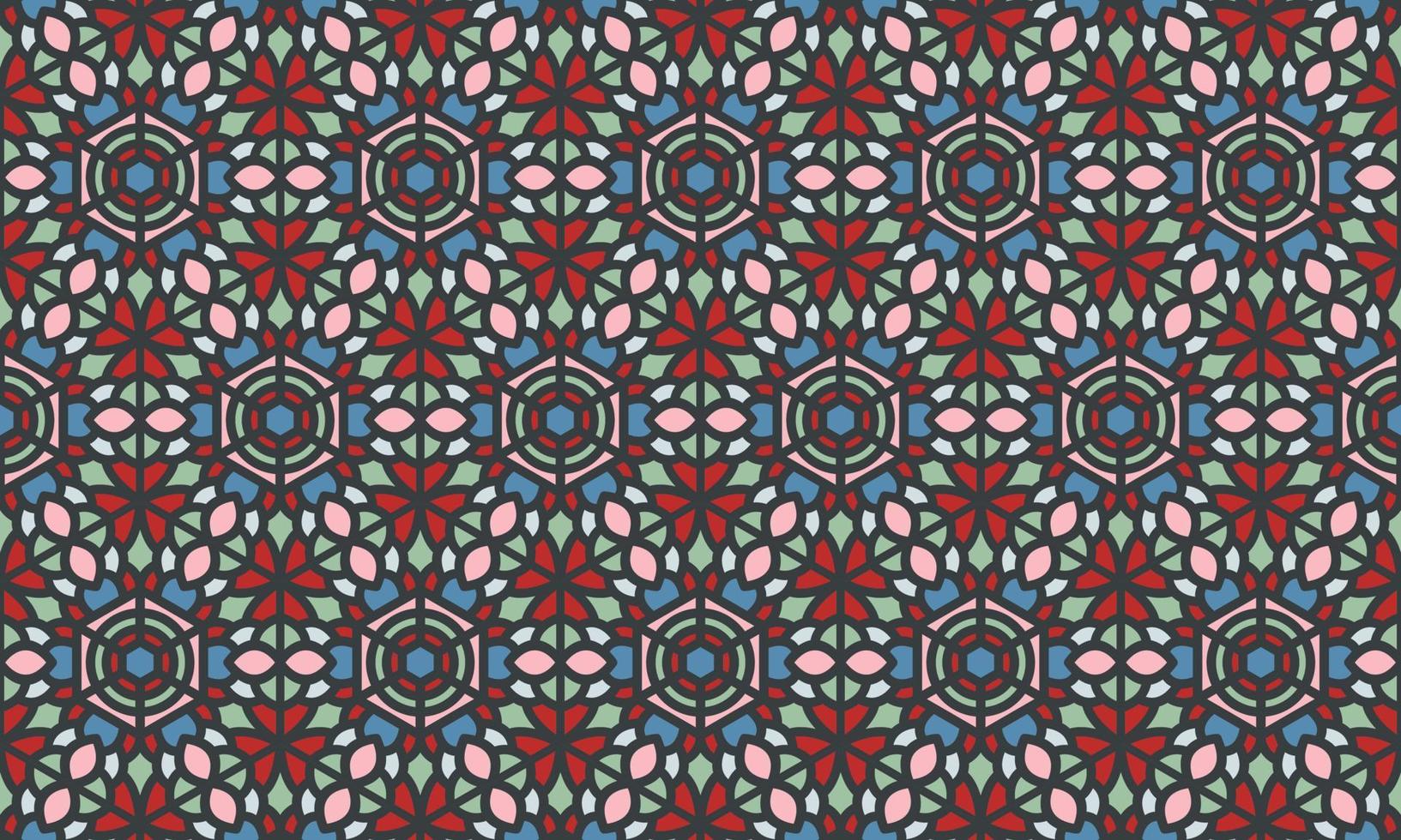 ethnic pattern mandala background vector