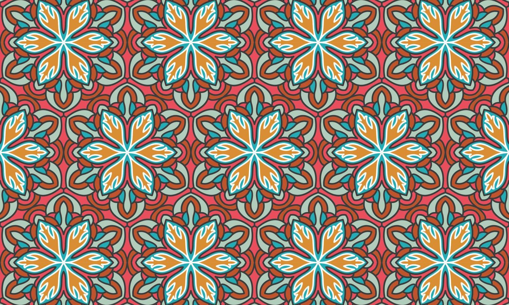 ethnic pattern mandala background vector