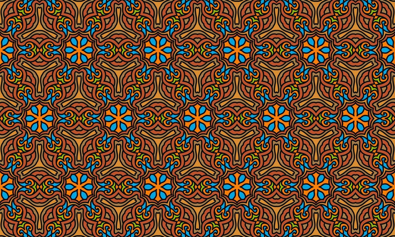 ethnic pattern mandala background vector