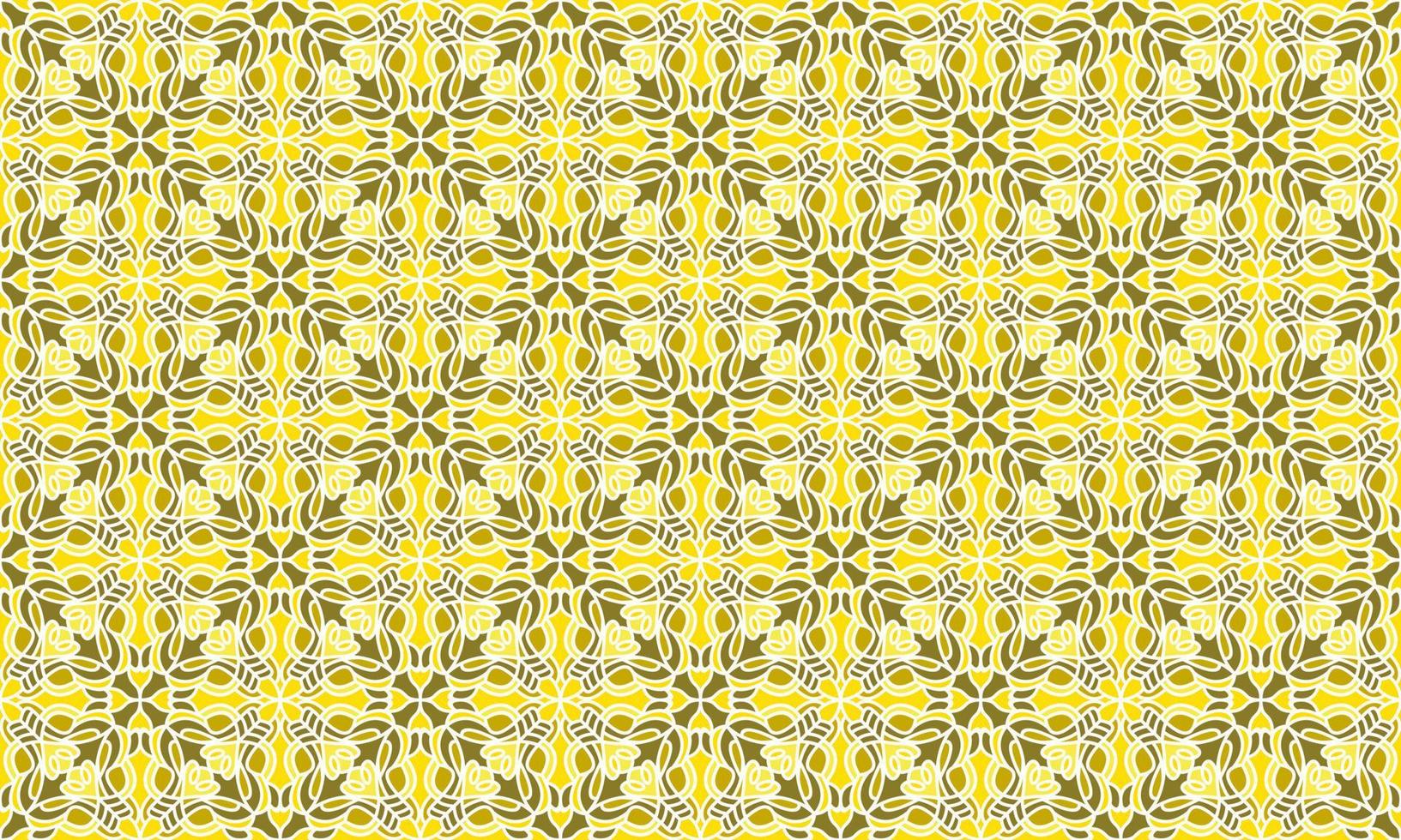 gold ethnic background pattern vector